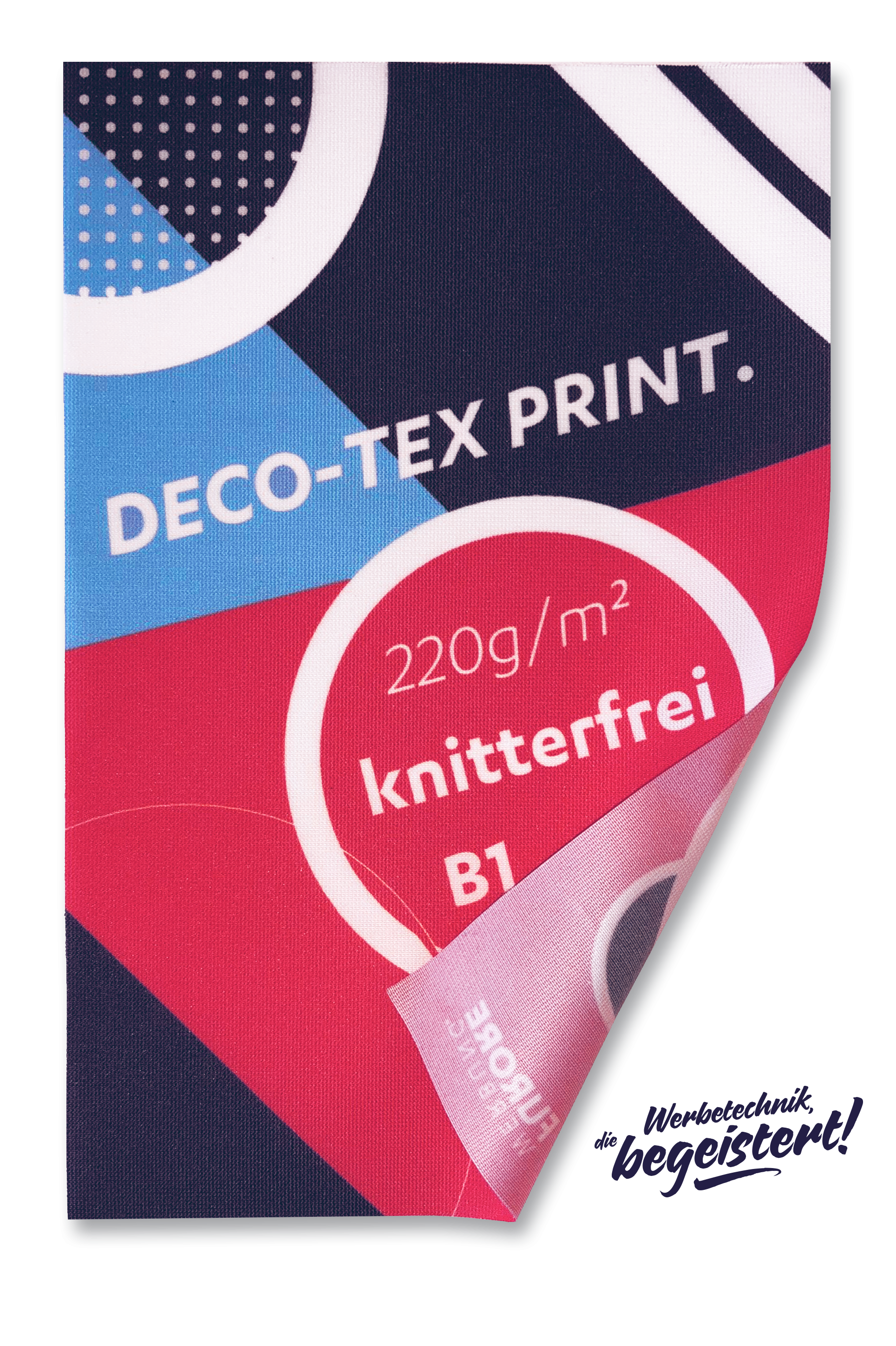 Deco-Tex UV-Print, B1, geschnitten Preis pro qm/ab 100 qm