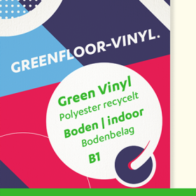 Green Floor Vinyl Print  B1