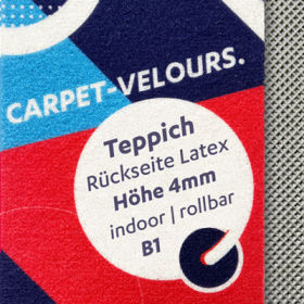 Carpet-Velours Teppich