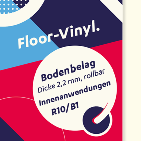 Floor-Vinyl Print  B1