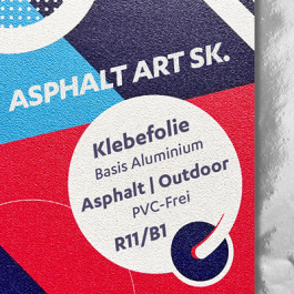 Fußbodenfolie ASPHALT ART
