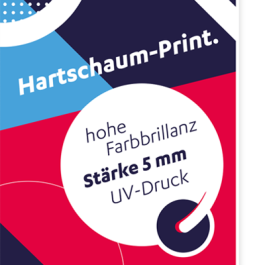 Hartschaum-Print 5mm