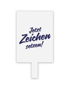 Lollipop-Schild B Budget - hoch, 5er Set