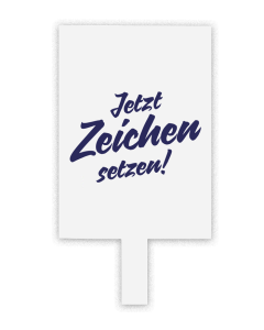 Lollipop-Schild B Budget - hoch, 5er Set